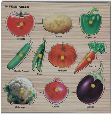 Lovely Wooden Puzzle - Vegetables Lovely Wooden Puzzle - Vegetables