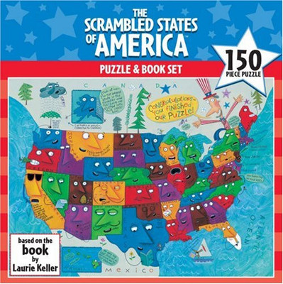 Gamewright The Scrambled States of America Puzzle and Book Set Gamewright The Scrambled States of America Puzzle and Book Set