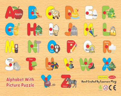 20% OFF on Learner's Play English Alphabet with Picture Puzzle 20% OFF on Learner's Play English Alphabet with Picture Puzzle