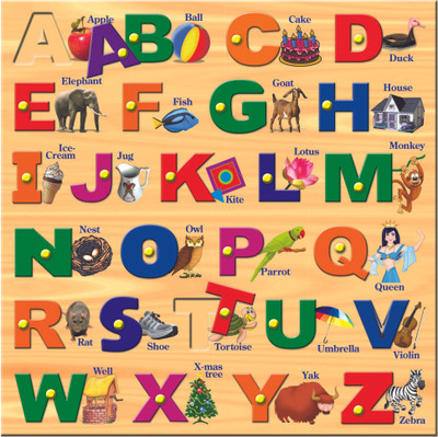 Prasima Toys Square Alphabet Puzzle Prasima Toys Square Alphabet Puzzle