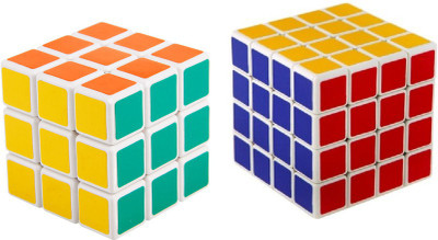 Shopcros Magic Cube Combo(3x3x3 & 4x4x4) Shopcros Magic Cube Combo(3x3x3 & 4x4x4)
