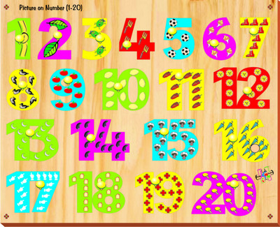 9% OFF on Kinder Creative Picture on Number with Knobs 9% OFF on Kinder Creative Picture on Number with Knobs