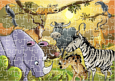 71% OFF on Active Elements Junion Puzzel - Animal World