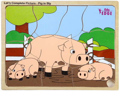 11% OFF on EDUEDGE Let'S Complete Picture - Pig In Sty