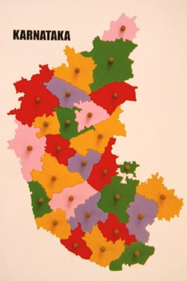12% OFF on Kido Karnataka Puzzle Map Jumbo 12% OFF on Kido Karnataka Puzzle Map Jumbo