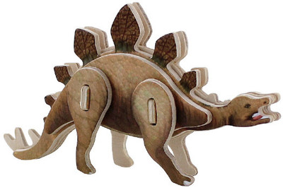 Robotime Mini Animals - Pack of 7 (Horse::Lion::Stegosaurus::Giraffe::Leopard::Elephant::T-rex)