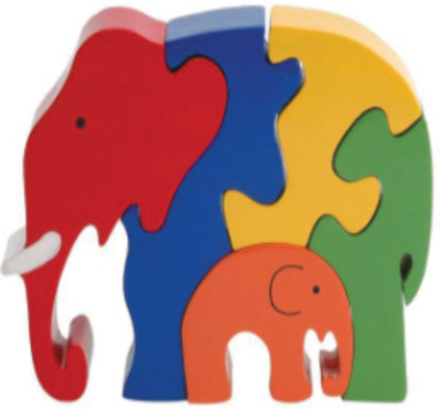 35% OFF on Learner's Play Elephant Family Jigsaw Puzzle - Colored 35% OFF on Learner's Play Elephant Family Jigsaw Puzzle - Colored