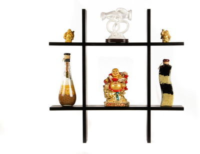 Safal Squarish Wall Rack 1 - Shelf Rack Wooden Safal Squarish Wall Rack 1 - Shelf Rack Wooden