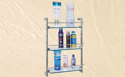 9% OFF on SIPCO Stainless Steel Wall Shelf Number of Shelves - 3, Steel 9% OFF on SIPCO Stainless Steel Wall Shelf Number of Shelves - 3, Steel