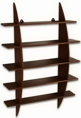 14% OFF on Decorhand Wooden Wall Shelf Number of Shelves - 5, Brown 14% OFF on Decorhand Wooden Wall Shelf Number of Shelves - 5, Brown