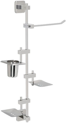 63% OFF on Ripples Stainless Steel Wall Shelf Number of Shelves - 2, Silver 63% OFF on Ripples Stainless Steel Wall Shelf Number of Shelves - 2, Silver