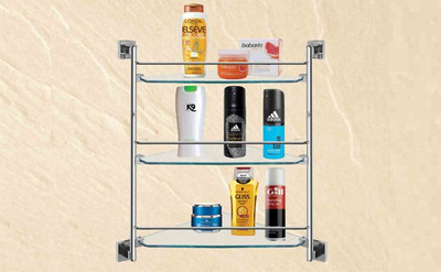 7% OFF on SIPCO Stainless Steel Wall Shelf Number of Shelves - 3, Steel 7% OFF on SIPCO Stainless Steel Wall Shelf Number of Shelves - 3, Steel