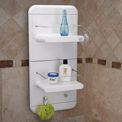5% OFF on Pebbleyard Plastic Wall Shelf Number of Shelves - 2, White 5% OFF on Pebbleyard Plastic Wall Shelf Number of Shelves - 2, White