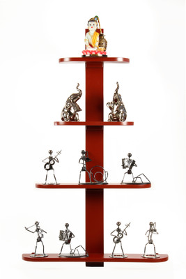 Safal Vertical Decorative 4 - Shelf Rack Wooden Safal Vertical Decorative 4 - Shelf Rack Wooden