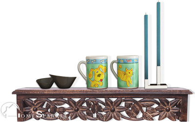21% OFF on Home Sparkle Wall Nesting Wooden Wall Shelf Number of Shelves - 1, Brown 21% OFF on Home Sparkle Wall Nesting Wooden Wall Shelf Number of Shelves - 1, Brown