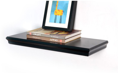 LifeEstyle Wooden Wall Shelf Number of Shelves - 1, Black LifeEstyle Wooden Wall Shelf Number of Shelves - 1, Black