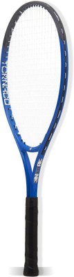 BURN Tornado25 Standard Strung Tennis Racquet (Blue, Black, Weight - 225 g) 