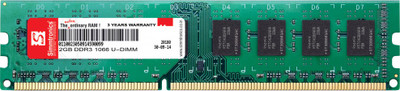 12% OFF on Simmtronics RAM DDR3 2 GB PC (DLUD3SIM0002) 12% OFF on Simmtronics RAM DDR3 2 GB PC (DLUD3SIM0002)