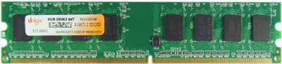 35% OFF on Dolgix Unbuffered DDR2 1 GB PC (DOL1GD2LO667) 35% OFF on Dolgix Unbuffered DDR2 1 GB PC (DOL1GD2LO667)