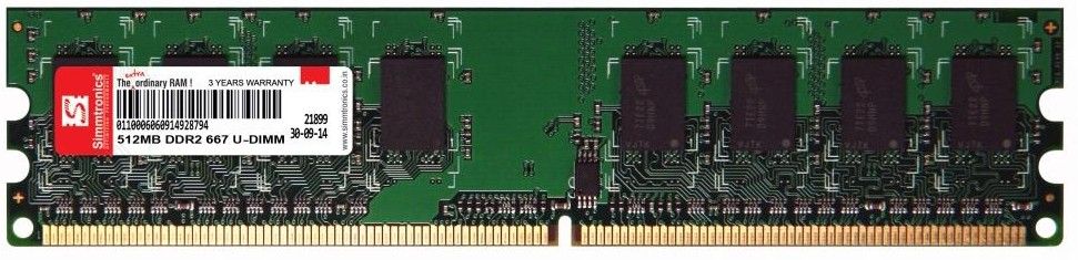 16% OFF on Simmtronics RAM DDR2 512 MB PC (DLUD2SIM0005) 16% OFF on Simmtronics RAM DDR2 512 MB PC (DLUD2SIM0005)
