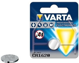 Varta CR 1620 1 3V Primary Lithium Button (Packaging Of 10 Blisters With 1 Cell Each)