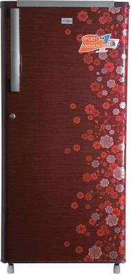 GEM 180 L Direct Cool Single Door Refrigerator (GRD 2004BRWC/DGWC, Burgundy Red) 