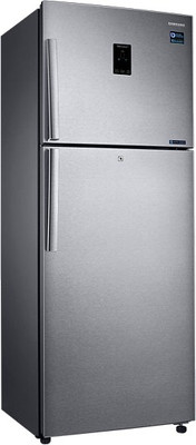 SAMSUNG 415 L Frost Free Double Door Refrigerator (RT42K5468SL, Easy Clean Steel) 