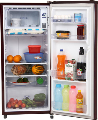Whirlpool 190 L Direct Cool Single Door Refrigerator (205 GENIUS CLS PLUS 4S, Wine Titanium) 