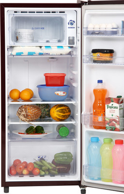Whirlpool 190 L Direct Cool Single Door Refrigerator (205 GENIUS CLS PLUS 4S, Wine Titanium) 