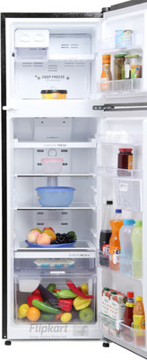 Whirlpool 292 L Frost Free Double Door Refrigerator (NEO FR305 ROY PLUS 3S, Imperia Black) 