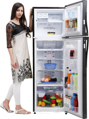 Whirlpool 292 L Frost Free Double Door Refrigerator (NEO FR305 ROY PLUS 3S, Imperia Black) 