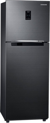 SAMSUNG 272 L Frost Free Double Door Refrigerator (RT30K3983BZ/HL, Tender Lily Black) 
