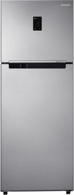 SAMSUNG 415 L Frost Free Double Door Refrigerator (RT42HDAGESL, Real Stainless) 