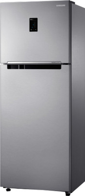 SAMSUNG 415 L Frost Free Double Door Refrigerator (RT42HDAGESL, Real Stainless) 