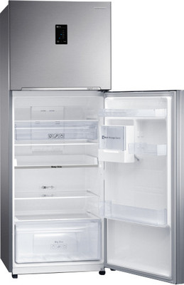SAMSUNG 415 L Frost Free Double Door Refrigerator (RT42HDAGESL, Real Stainless) 