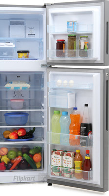 Haier 270 L Frost Free Double Door Refrigerator (HRF-2904PKG-R, Black Glass) 