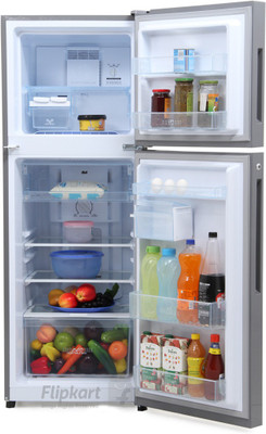 Haier 270 L Frost Free Double Door Refrigerator (HRF-2904PKG-R, Black Glass) 