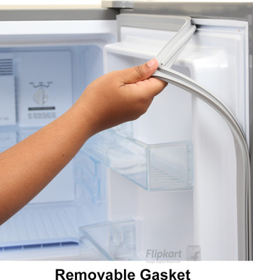 Haier 270 L Frost Free Double Door Refrigerator (HRF-2904PKG-R, Black Glass) 