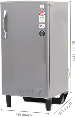 Godrej 181 L Direct Cool Single Door Refrigerator (GDA 19 A1, Candy Grey) 