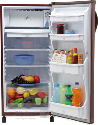 Electrolux 190 L Direct Cool Single Door Refrigerator (EB203ETBR, Burgundy Red) 