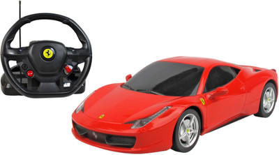 ferrari remote control car with steering wheel