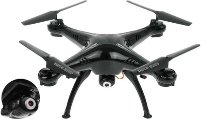Toyhouse Explorers Drone with HD CAMERAX5C-1 Upgraded 2.4G GYRO 4 CH RC Quadcopter, Black At Rs. 4165 flipkart