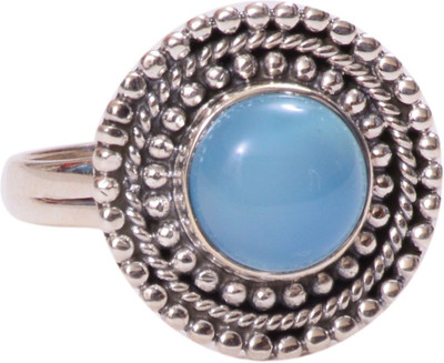 45% OFF on Rubera Silver Moonstone Ring