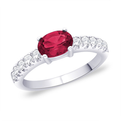 35% OFF on Peora Sterling Silver Rhodium Plated Ring