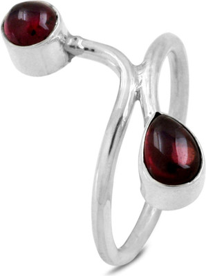 30% OFF on DFR Silver Garnet Ring
