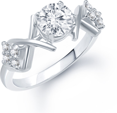 74% OFF on VK Jewels VK Jewels Beguiling Rhodium plated Ring Alloy Cubic Zirconia Rhodium Plated K Ring