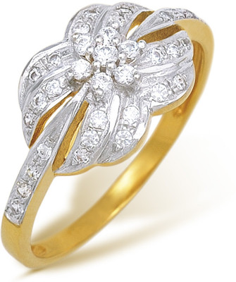 5% OFF on Ishtaa Gold Cubic Zirconia 18 K Ring