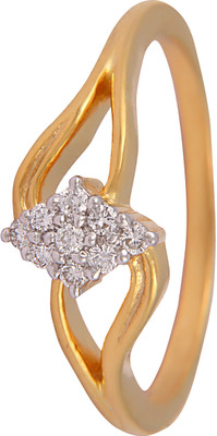 HR Jewels Giftable Gold Diamond Yellow Gold, Rhodium Plated 14 K Ring HR Jewels Giftable Gold Diamond Yellow Gold, Rhodium Plated 14 K Ring