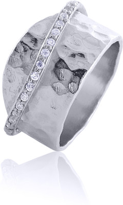 9% OFF on Image Inc Silver Cubic Zirconia Ring