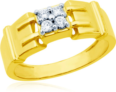 75% OFF on Eldora Alloy Yellow Gold Plated Ring